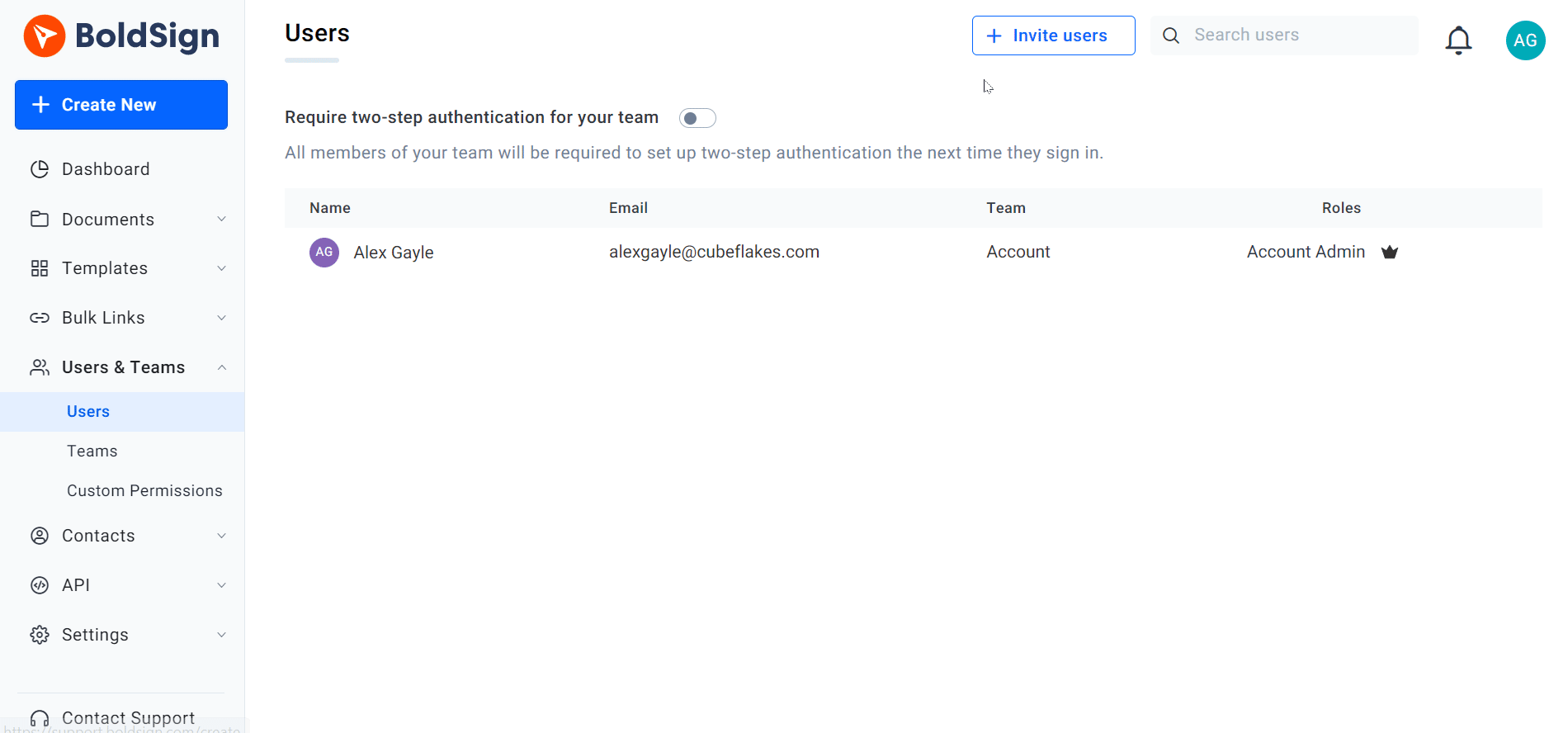 Inviting users after SSO configuration